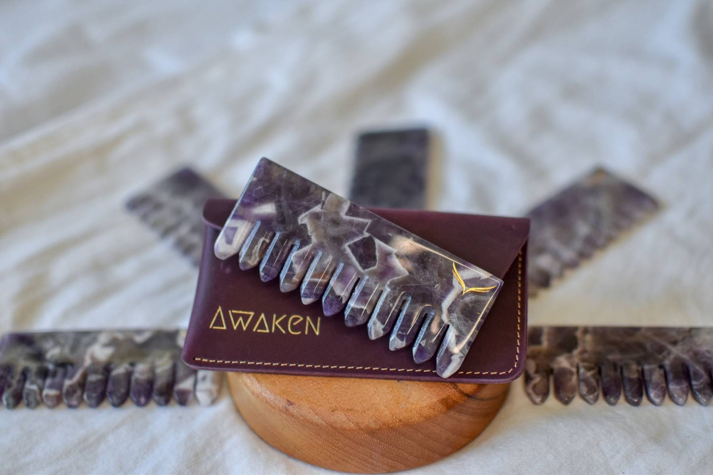 Amethyst Crystal Comb