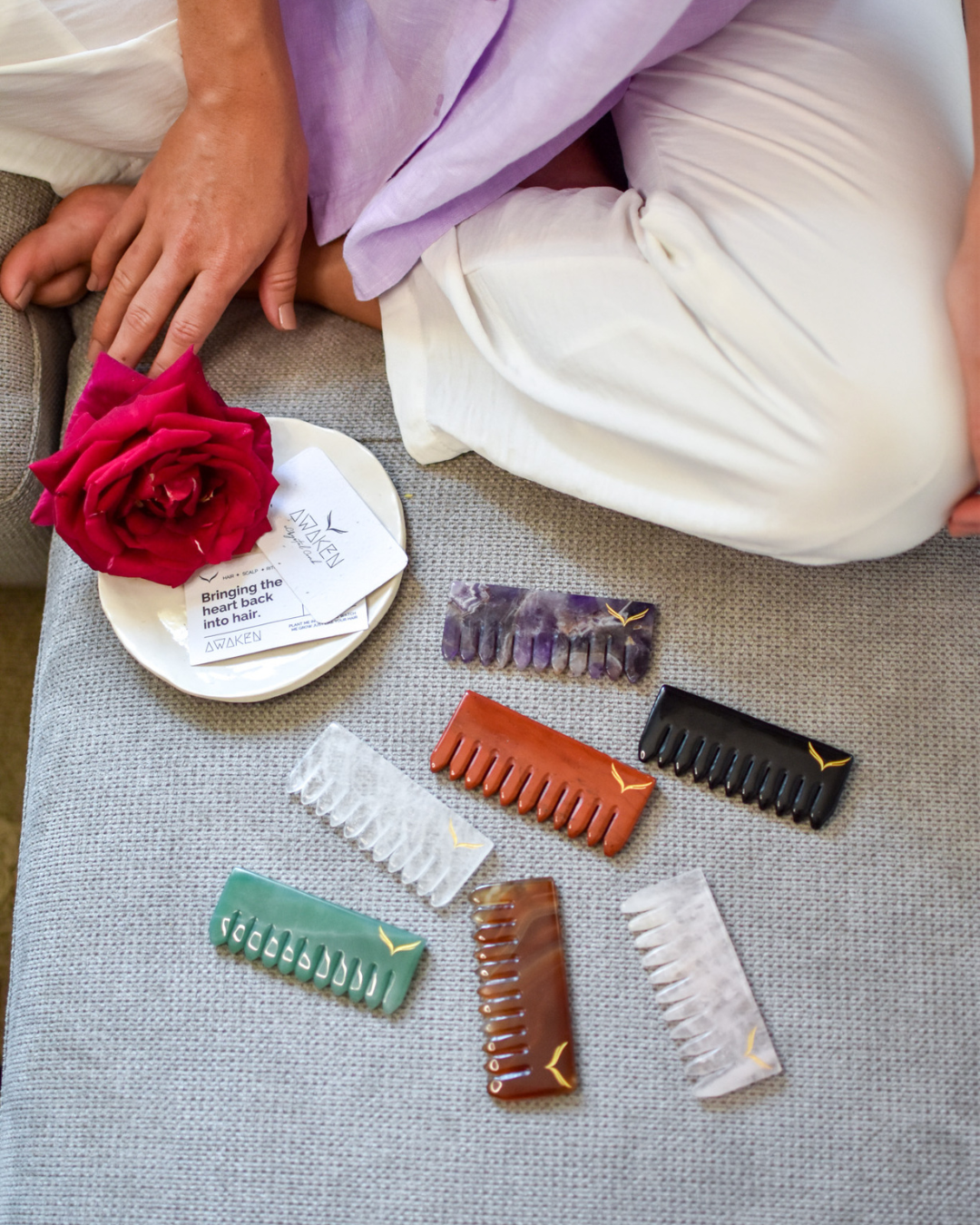 Benefits for Hair and Scalp Health: Crystal Combing
