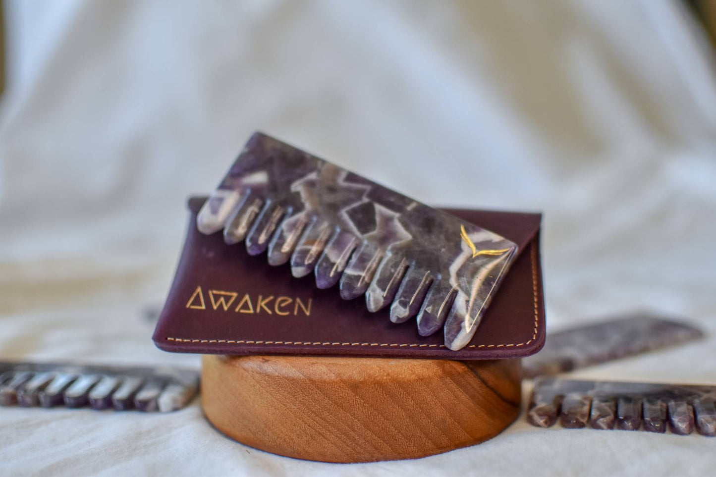 Amethyst Crystal Comb